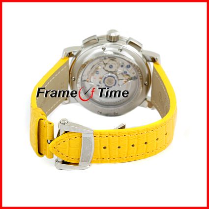 Paul Picot 44mm Technograph Yellow Chronograph Watch  