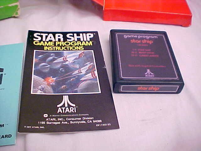 ATARI 2600 HEAVY SIX SYSTEM SERIAL #40196G COMPLETE IN BOX WITH 9 