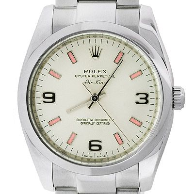 Rolex Watch Oyster Perpetual Air King Stainless Steel 34MM #114200 M 