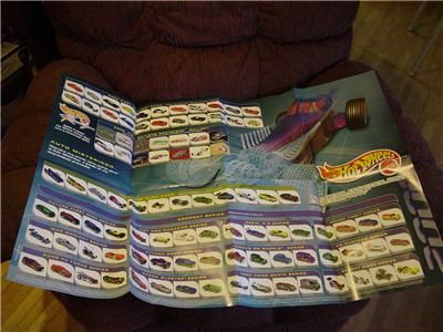 2000 Hotwheels Collection Poster New International Issue  