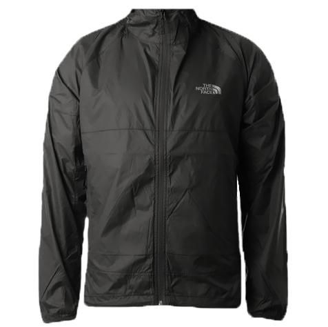 THE NORTH FACE MENS FLYWEIGHT SHOWERPROOF JACKET HOODIE   BLACK   S M 