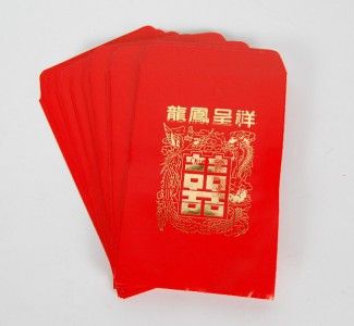 RED ENVELOPES 30 SET Chinese New Year Note Sm Happiness  