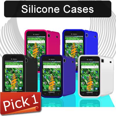 SILICONE SKIN CASE TMOBILE SAMSUNG VIBRANT GALAXY S  