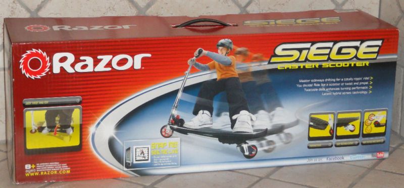 RAZOR SIEGE CASTER SCOOTER NEW IN BOX  