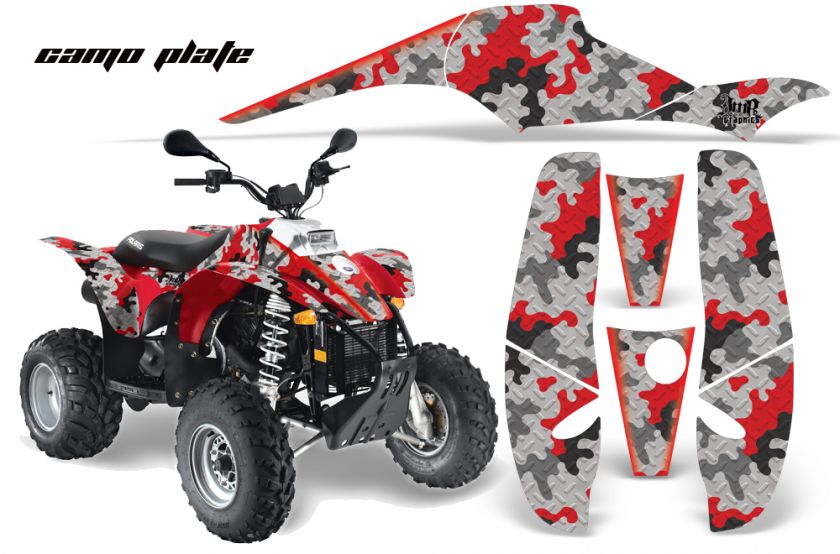 AMR RACING OFF ROAD ATV POLARIS SCRAMBLER TRAILBLAZER DECAL KIT 200 