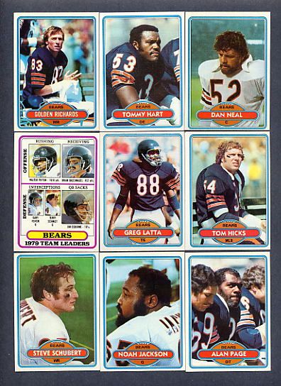 Please click here to see more Bears Team Sets in my  store.