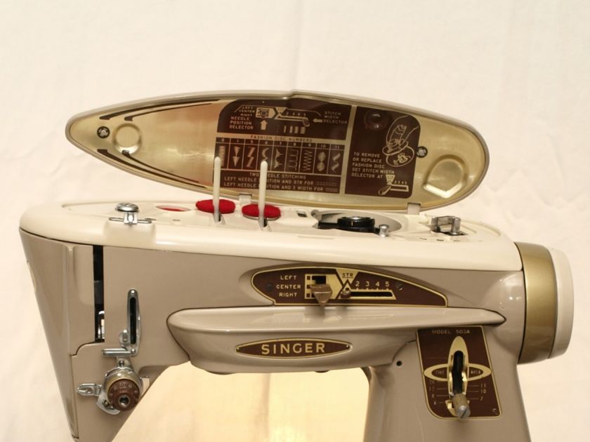 Singer 503 Slant O Matic Rocketeer Sewing Machine  