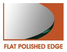 47 INCH ROUND GLASS TOP 1/4 thick   Flat polish edge  