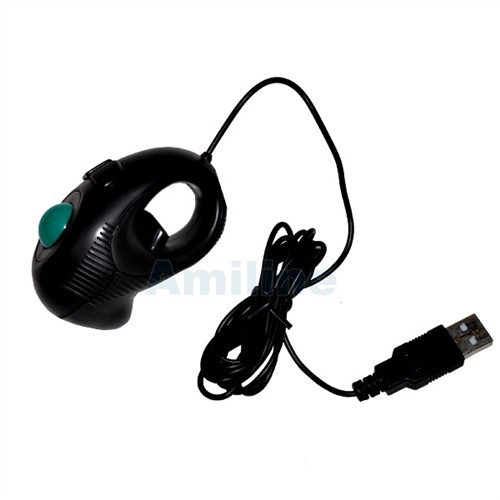 usb one hand finger trackball mouse pc laptop netbook  