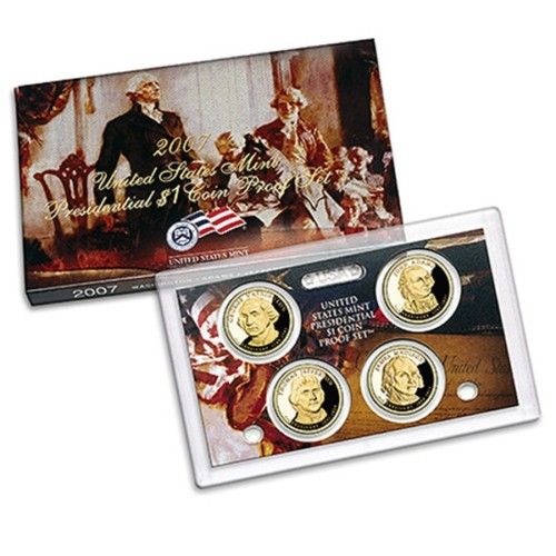 2007 US Mint 1$ Presidential Proof Set  