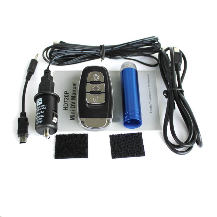 HD Black Box Camera Driving Recorder Video Car Key DVR  