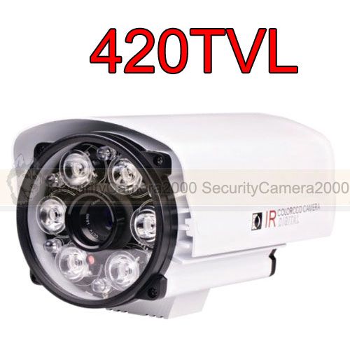   SONY CCD 80m IR Outdoor Security Camera 25mm Lens Metal Housing  