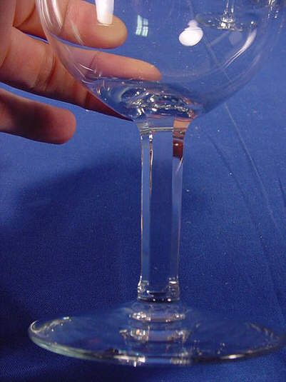 Vintage Baccarat White Wine Glasses AVRANCHES  